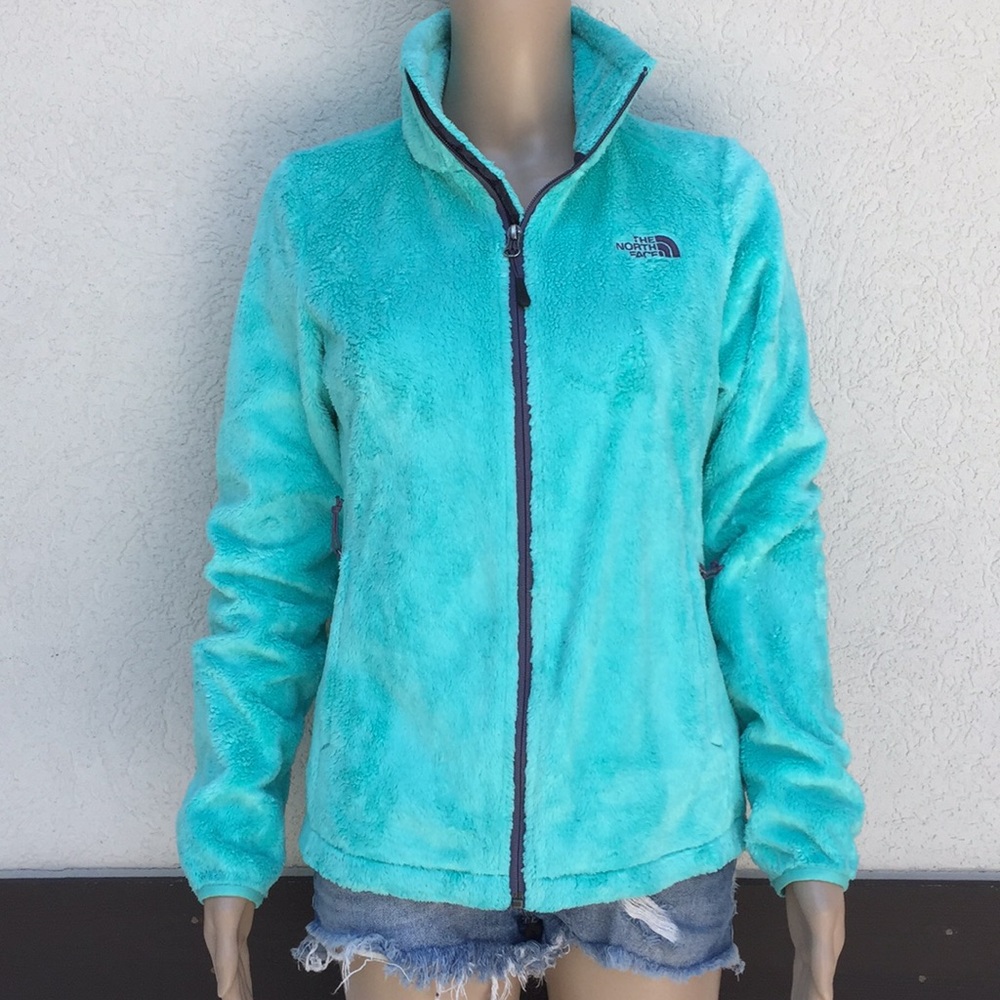 The North Face jacket small mint green fleece